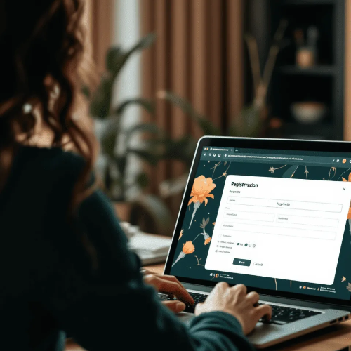 노트북에서-무언가를-검색하고-있는-여성