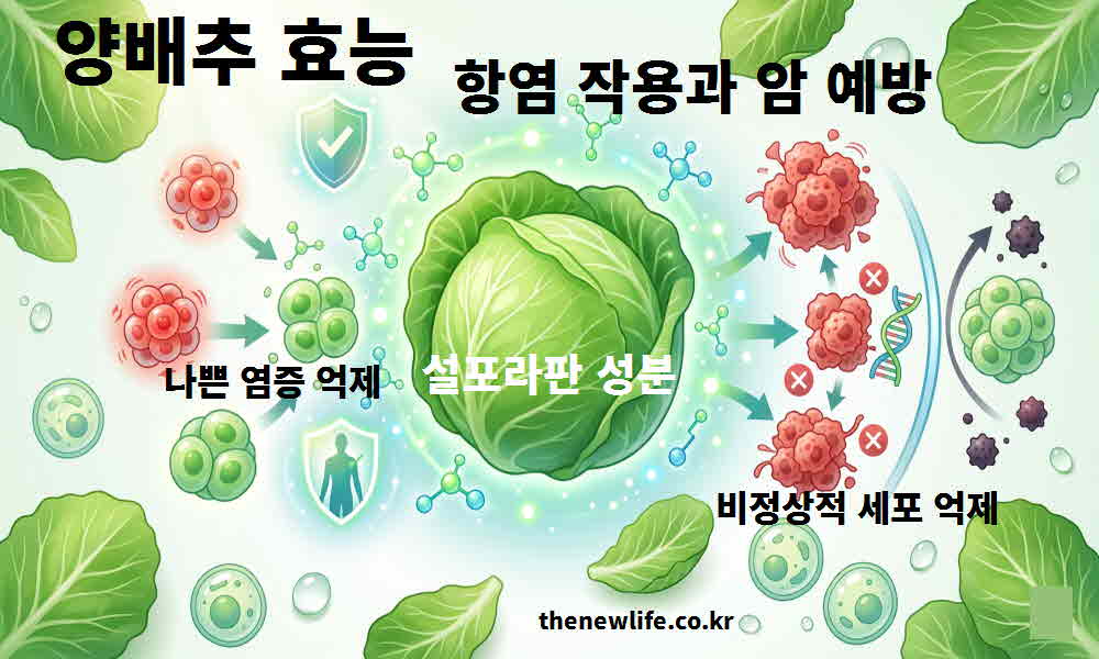 양배추 효능 항염 작용 암 예방
