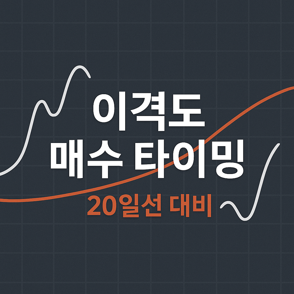 고점·저점 구별하는 가장 쉬운 방법, 이격도 3단계로 매수 타이밍 잡는 법✅