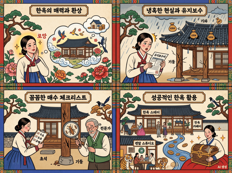 한옥투자의 장단점과 활용법, 매수시주의사항