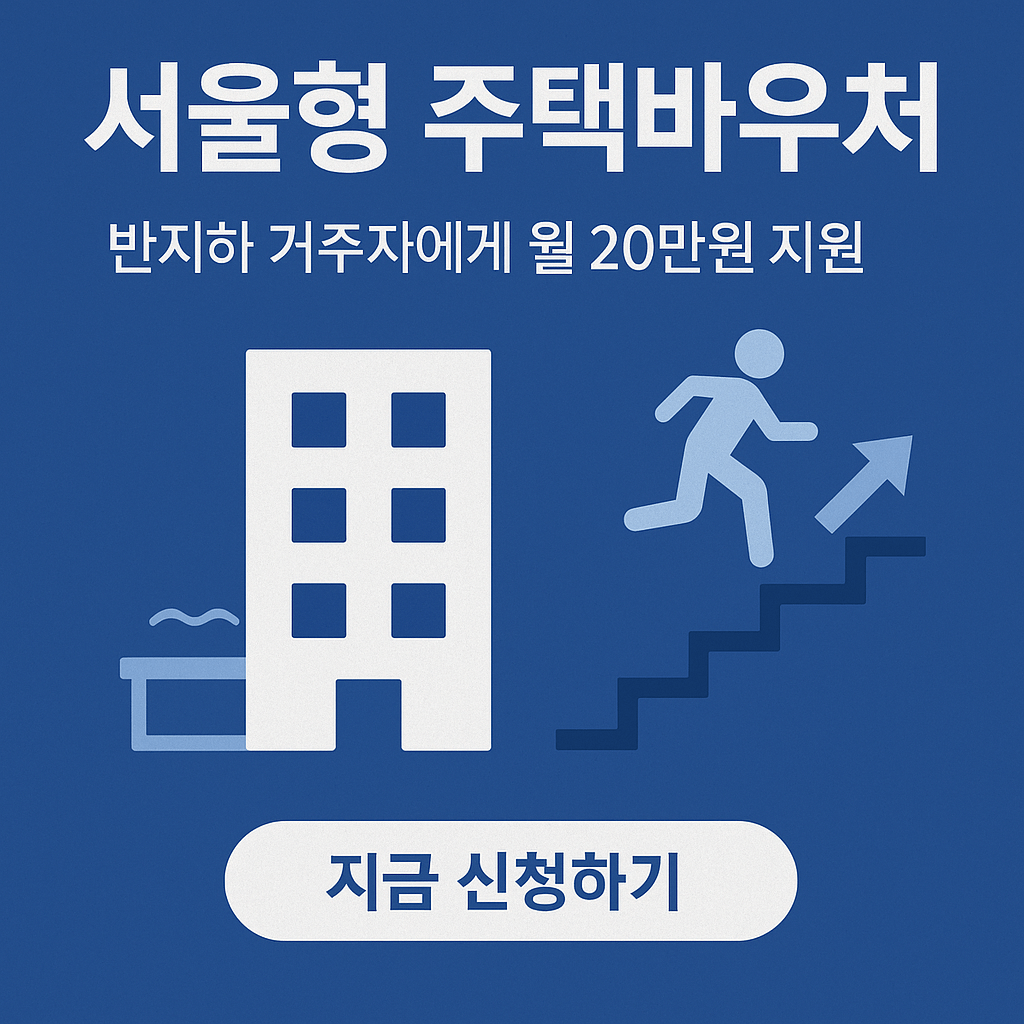 서울형 주택바우처 (반지하 거주가구 이주 지원)