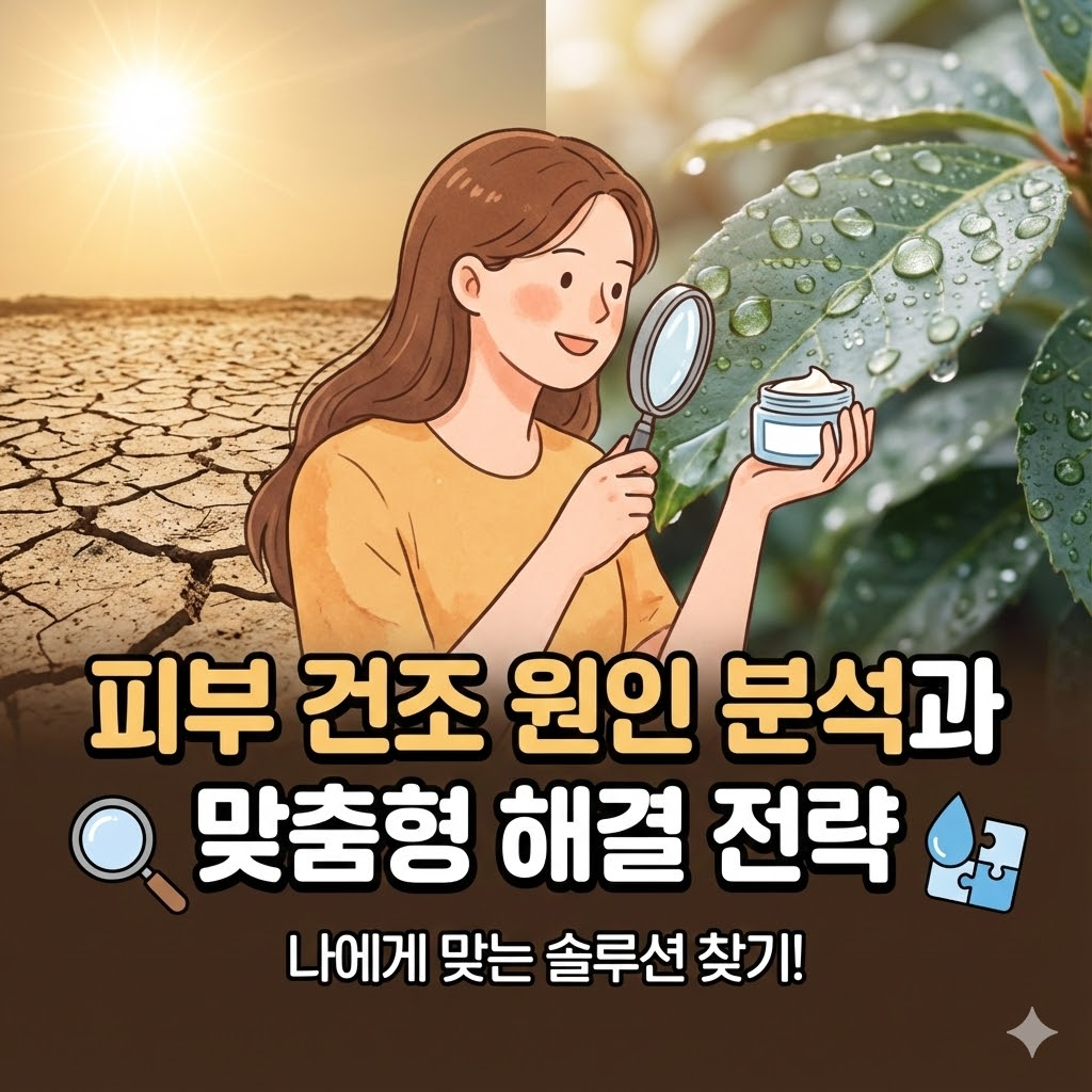 피부 건조 원인 분석과 맞춤형 해결 전략