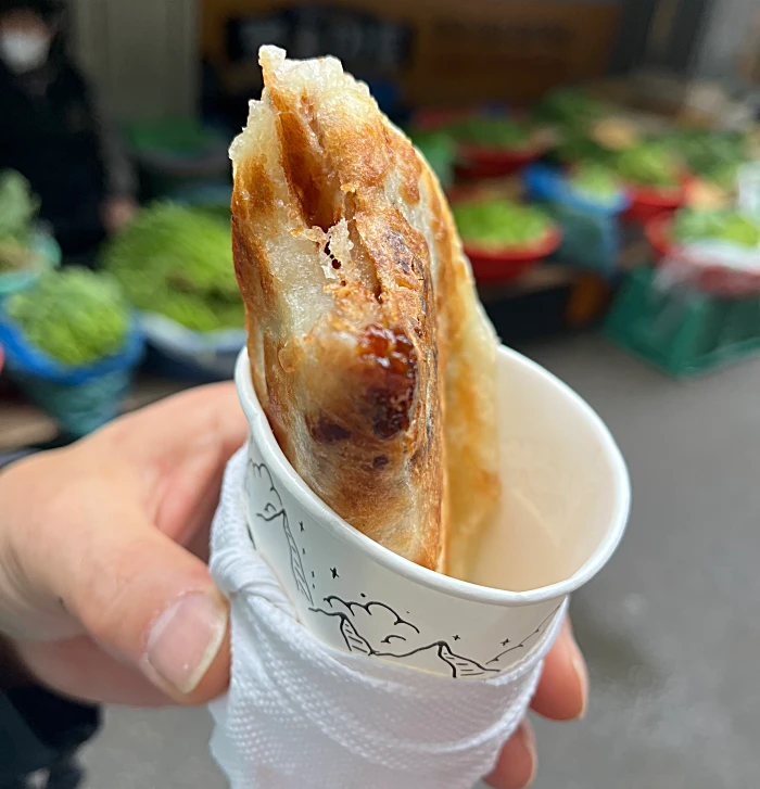 호떡 단면