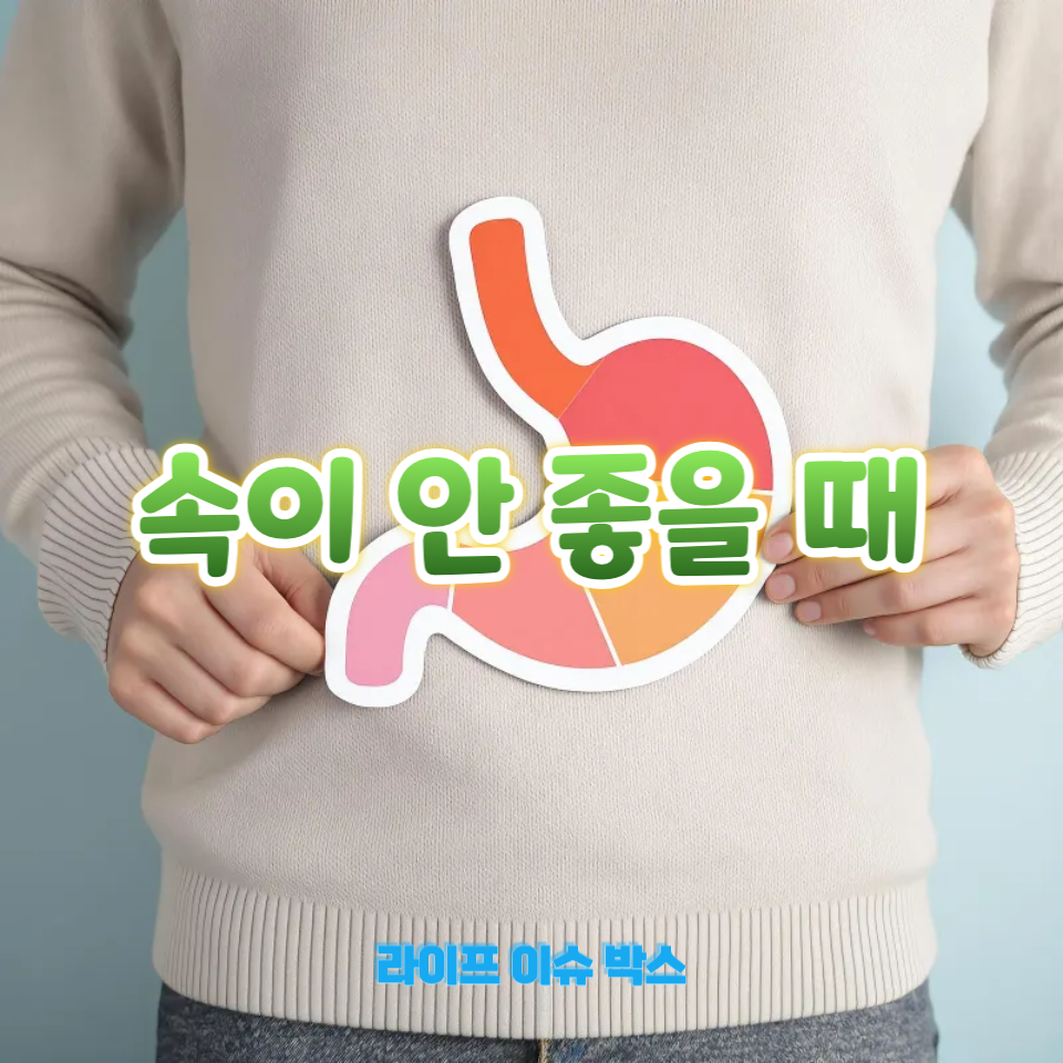 속이 안 좋을 때