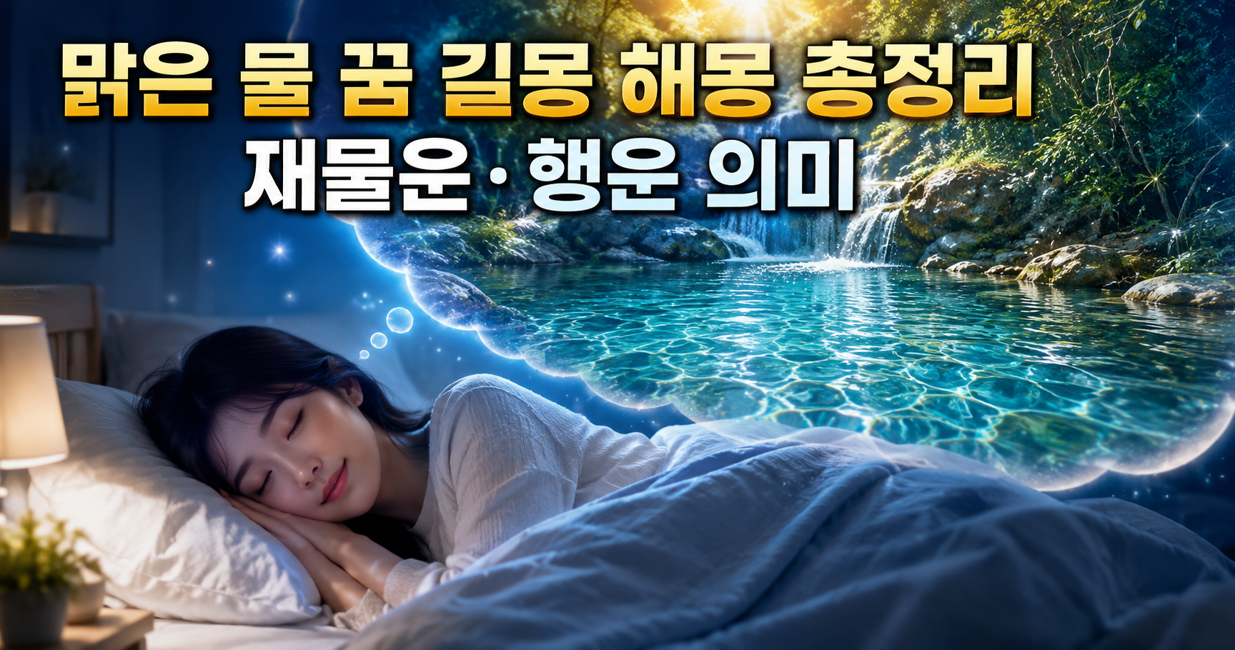 맑은 물 꿈