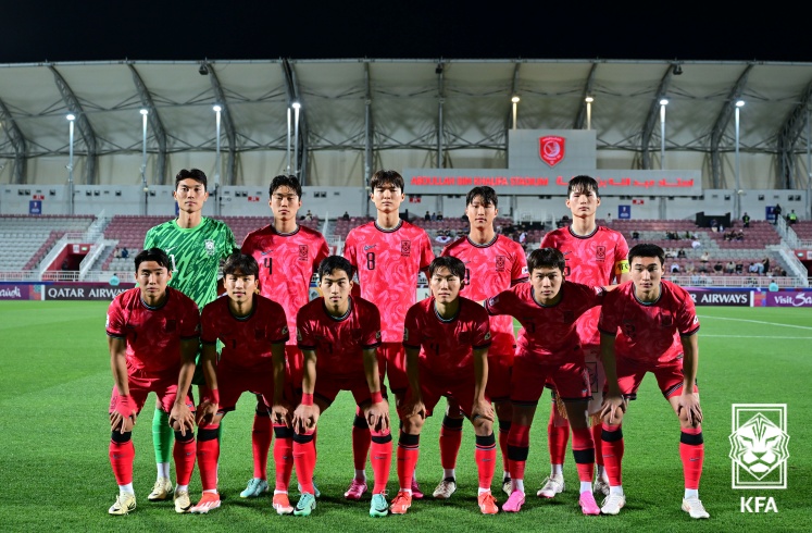 대한축구협회(출처) / 아랍에미리트와 첫 경기 나선 11 명 모습