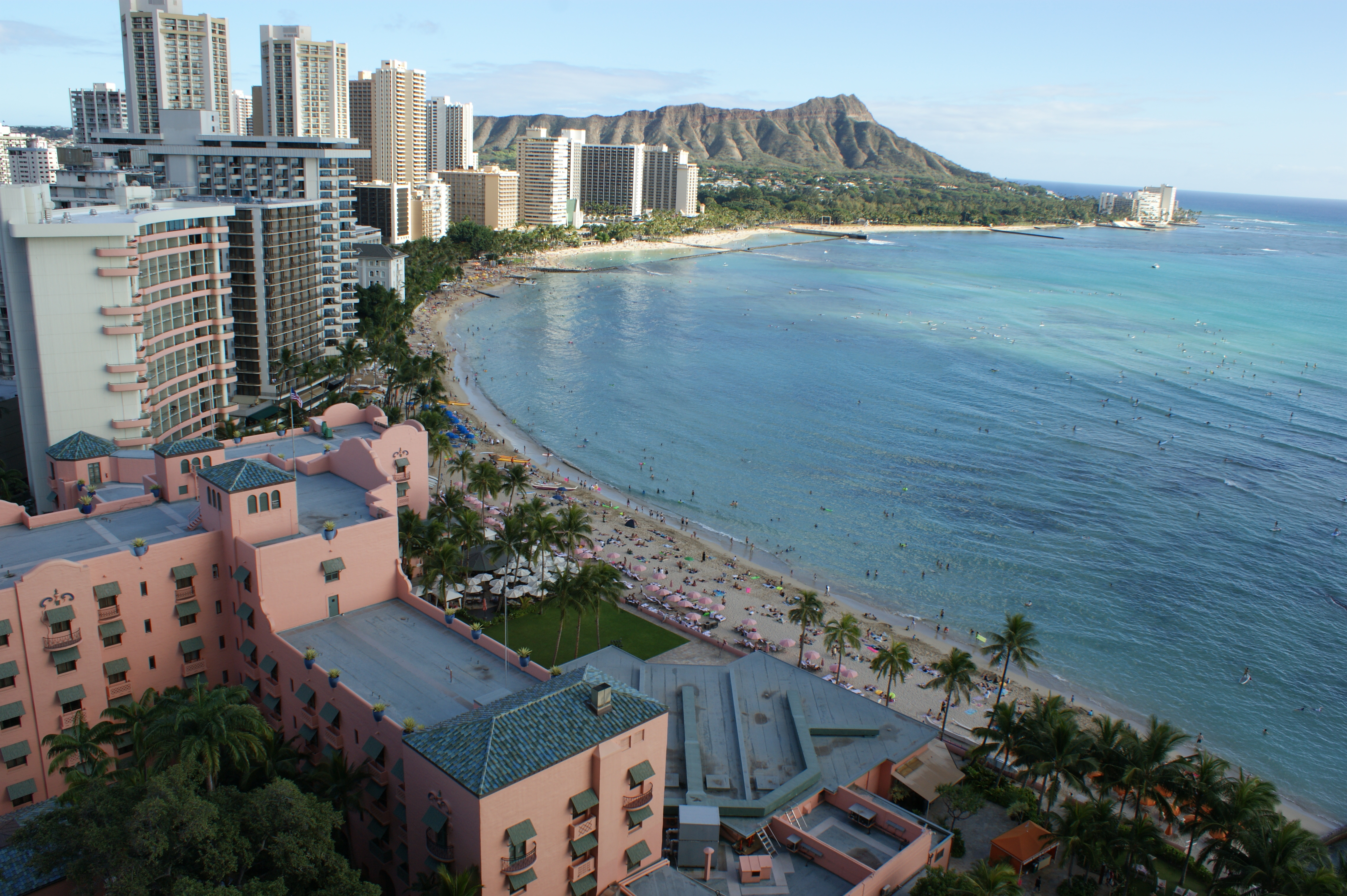 하와이 오아후 와이키키 해변