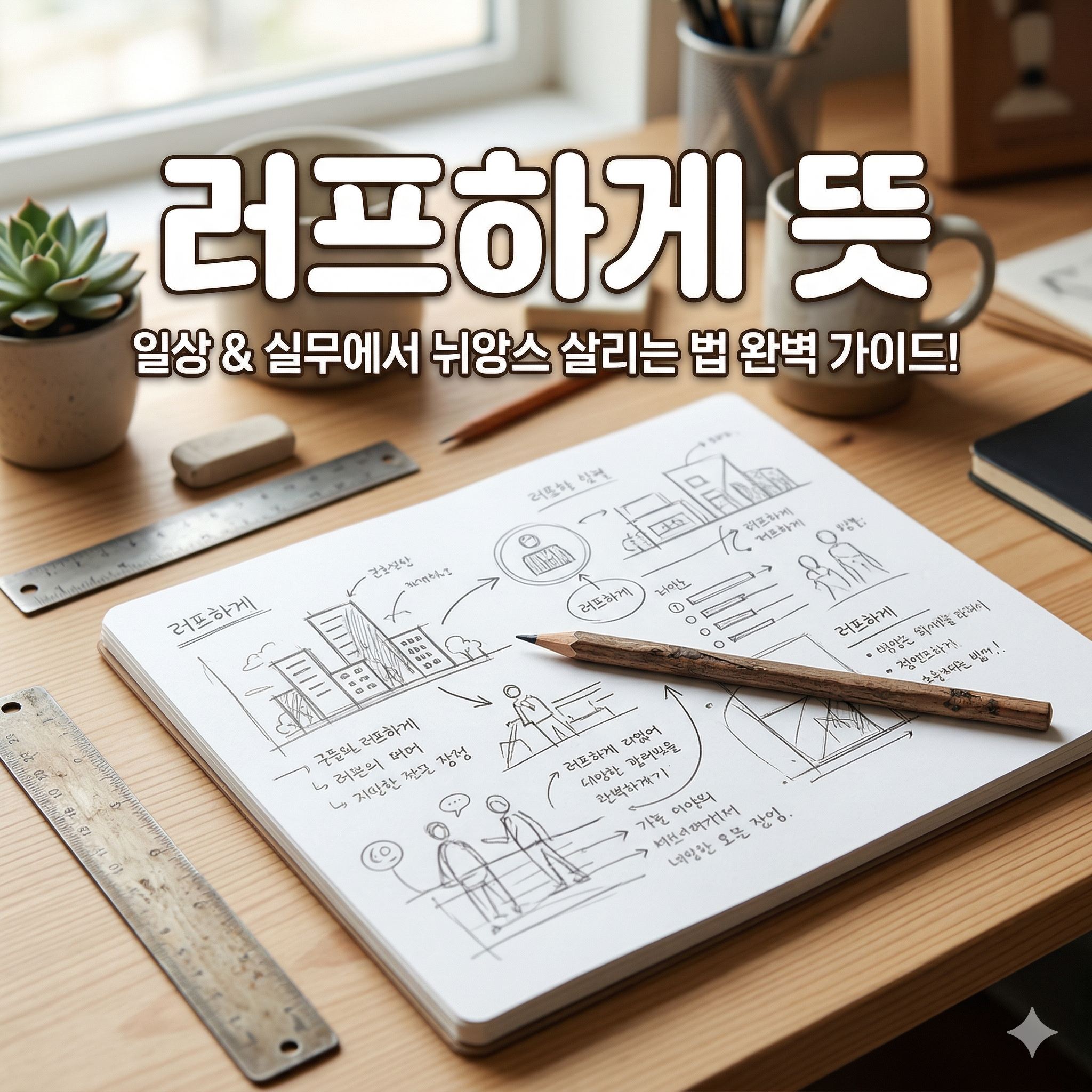 러프하게 뜻 제대로 알기: 일상과 실무에서 뉘앙스 살리는 법