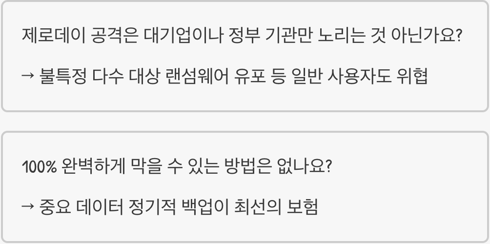 제로데이 공격(Zero-day Attack)이란 무엇이며, 어떻게 대비해야 하나?