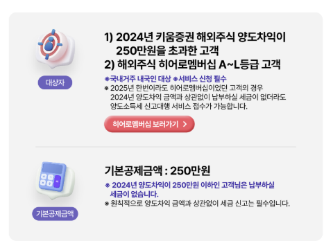 키움증권 미국주식 양도소득세 조회 양도세 대행 서비스 신청 방법 거래내역 다운방법 총정리