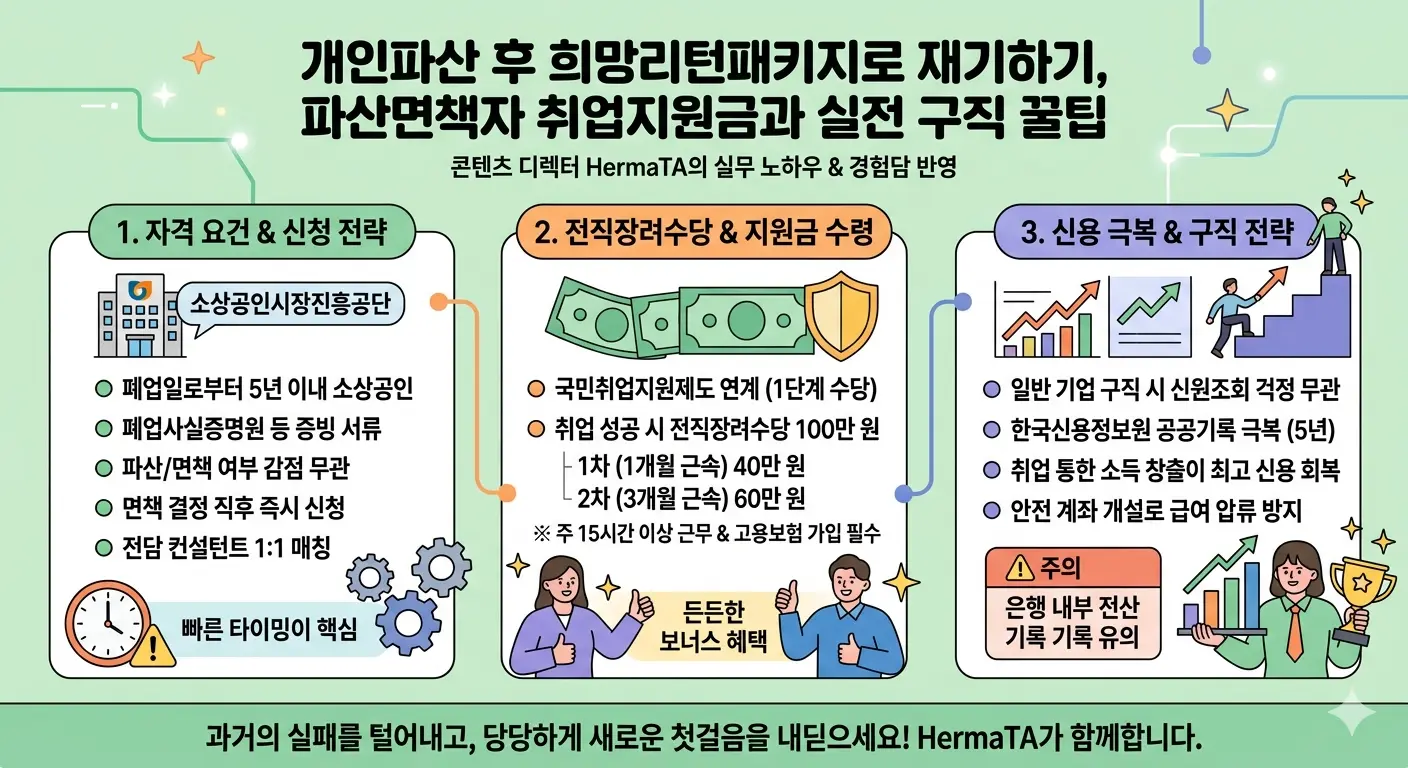 개인파산 후 희망리턴패키지로 재기하기