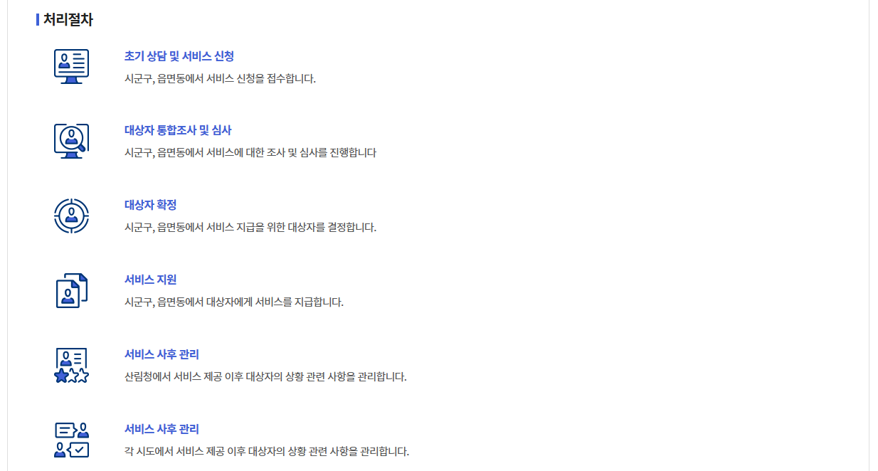 산림복지일자리(산림서비스도우미)신청방법