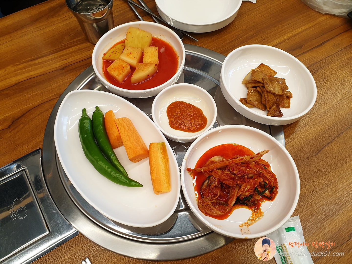 원당감자탕 기본 반찬