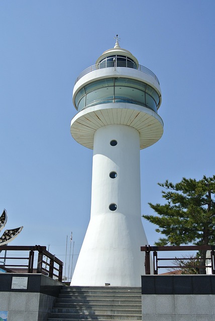 묵호항의 등대 사진