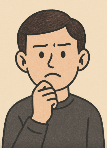 고민하는 투자자