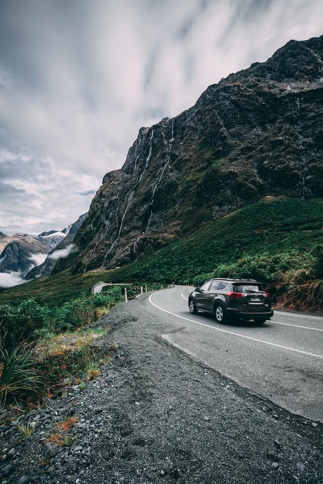 제주 렌트카 해변 도로 주행 사진