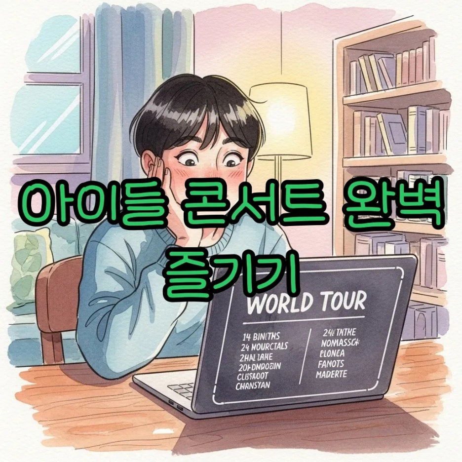 열정적인 무대 위 (G)I-DLE과 환호하는 팬들