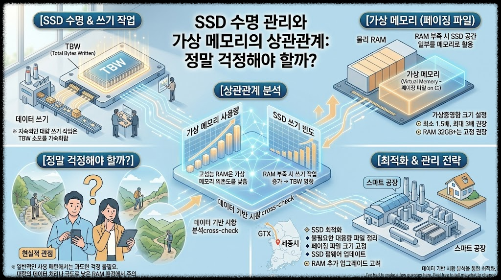 SSD 수명 관리와 가상 메모리의 상관관계, 정말 걱정해야 할까?