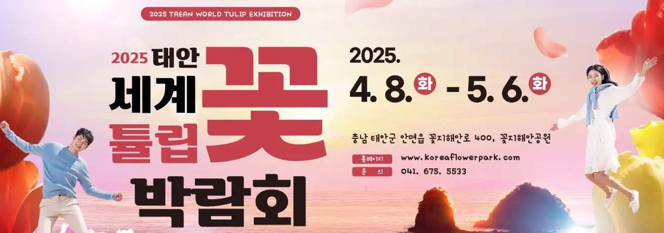 태안 튤립축제 일정, 개화시기