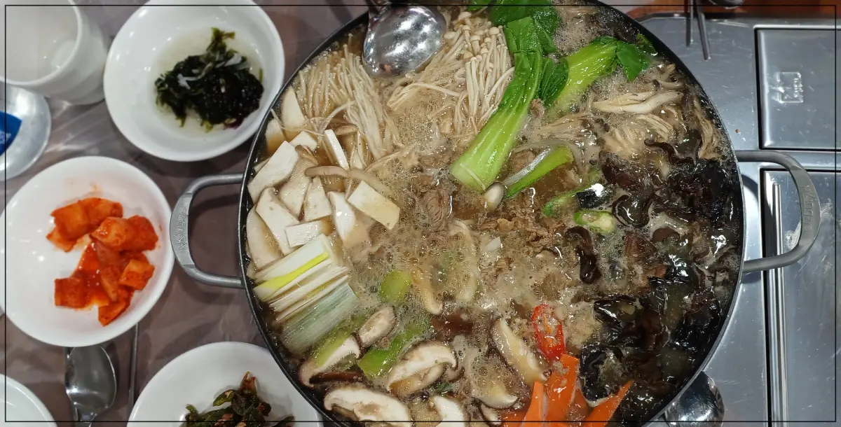 만선한식당-불고기버섯전골