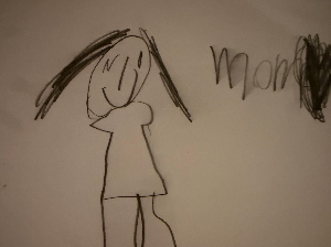 우리집 6세 딸 아이가 가져온 그림 분석하기 - 1일차