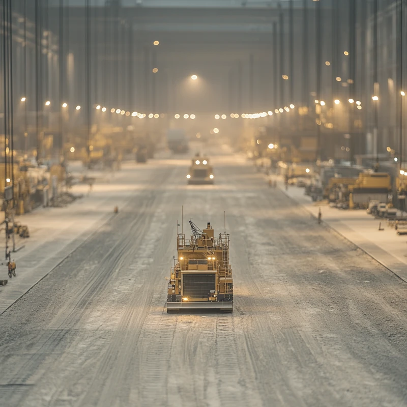 금 채굴 산업의 최근 트렌드와 ETF 역동성을 보여주는 시각 자료, 산업 발전과 자원 관리의 경제적 전환을 포착합니다.
