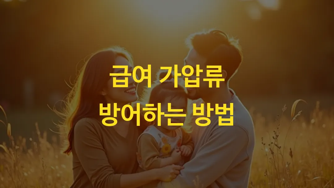 급여 가압류 방어하는 방법