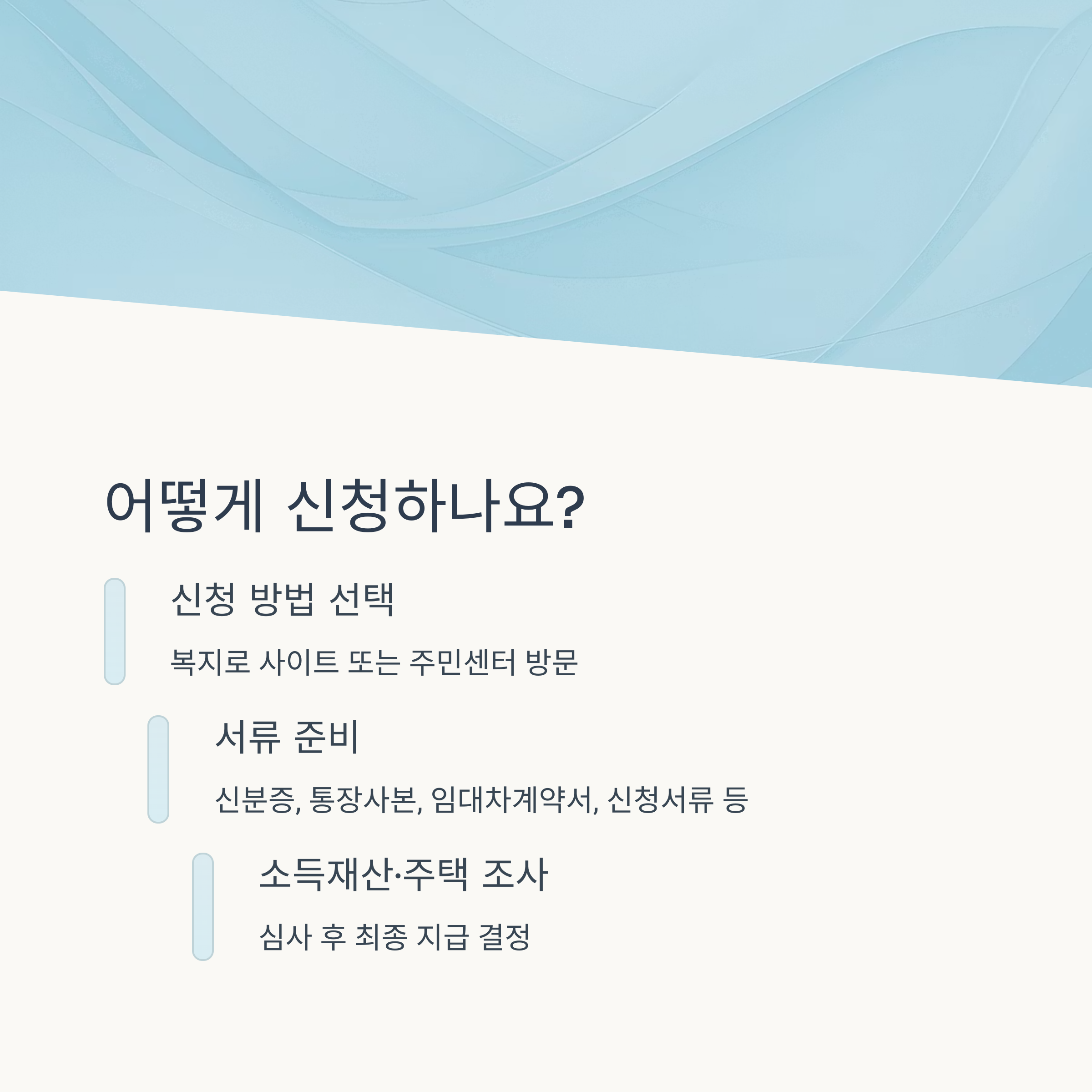 신청 절차와 준비 서류