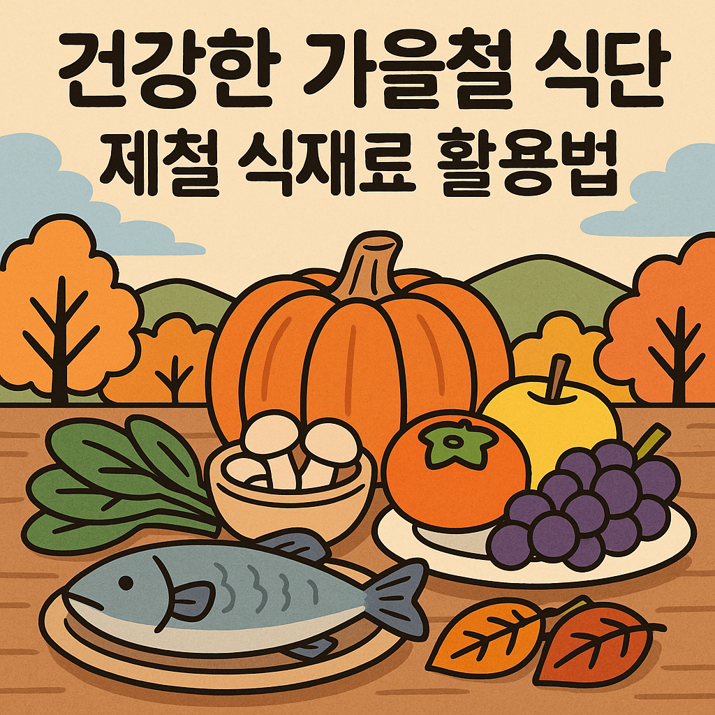 건강한 가을철 식단, 제철 식재료 활용법 관련사진