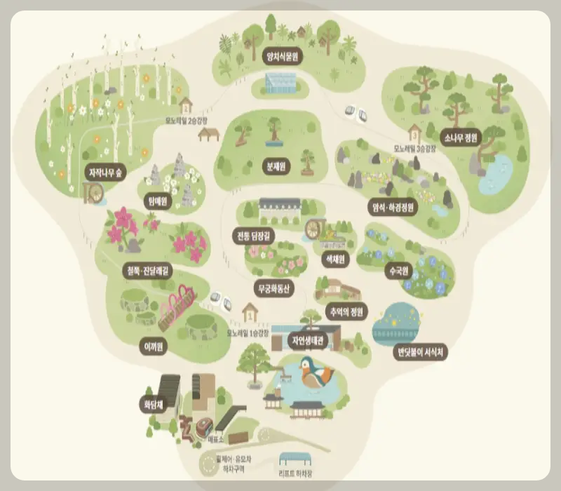 화담숲 예약 화담숲 테마원 둘러보기