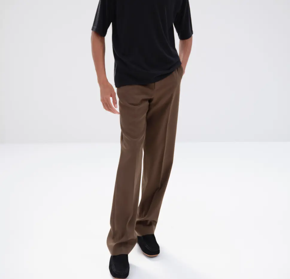 LIGHT WOOL MAX GABARDINE SLACKS