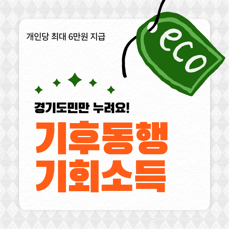 경기도 기후행동 기회소득