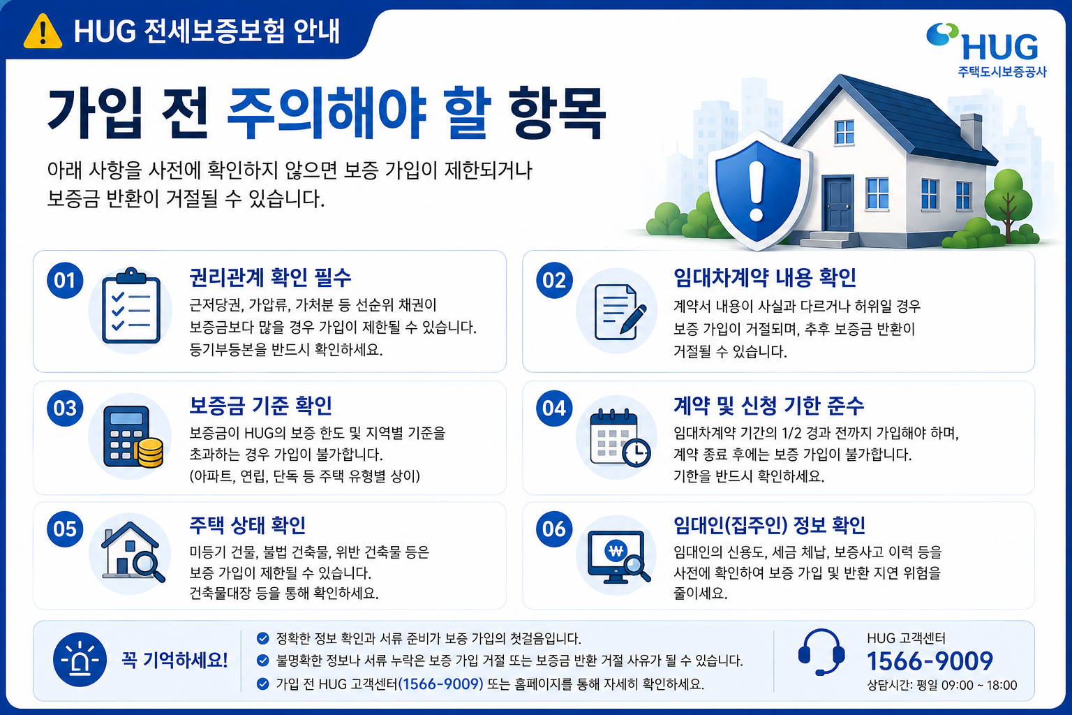 가입 전 주의해야 할 항목