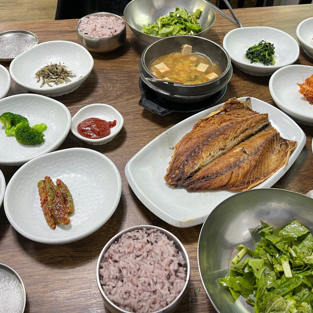 안동 산청식당 메뉴 이미지