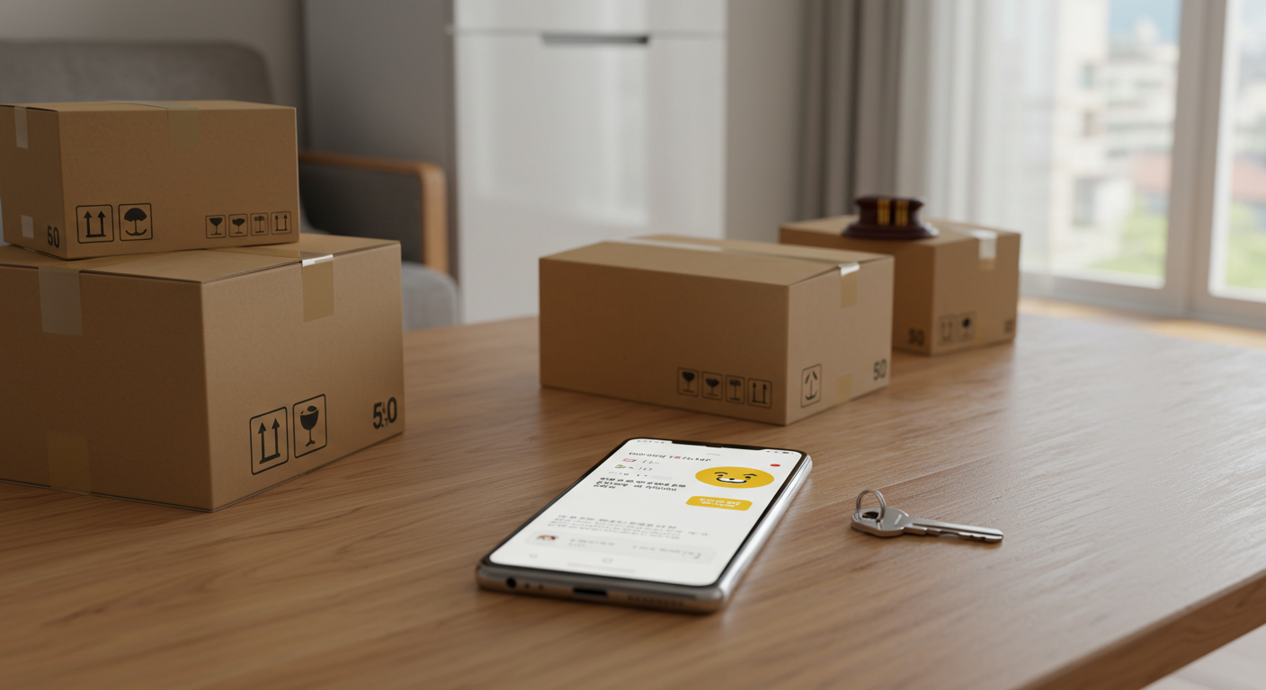 중도퇴거&amp;#44; 임대차계약&amp;#44; 계약서없음