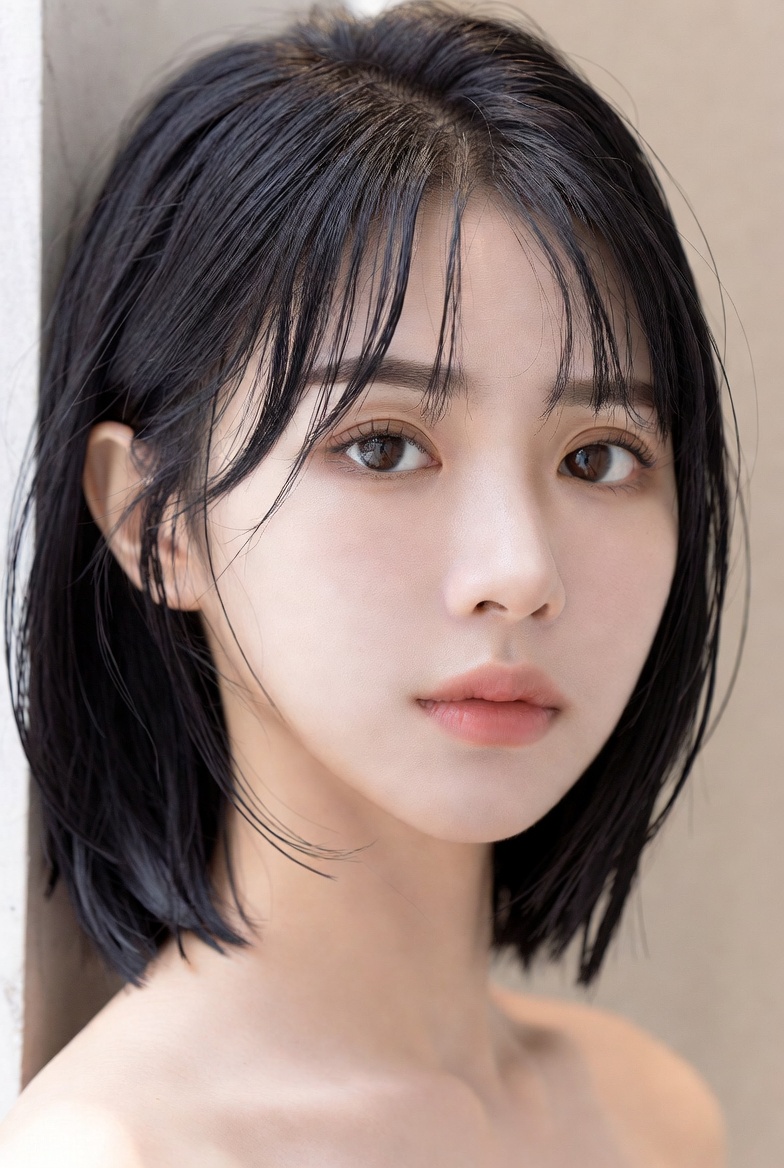 여성의 세련된 소프트 태슬컷 스타일링 상세 컷