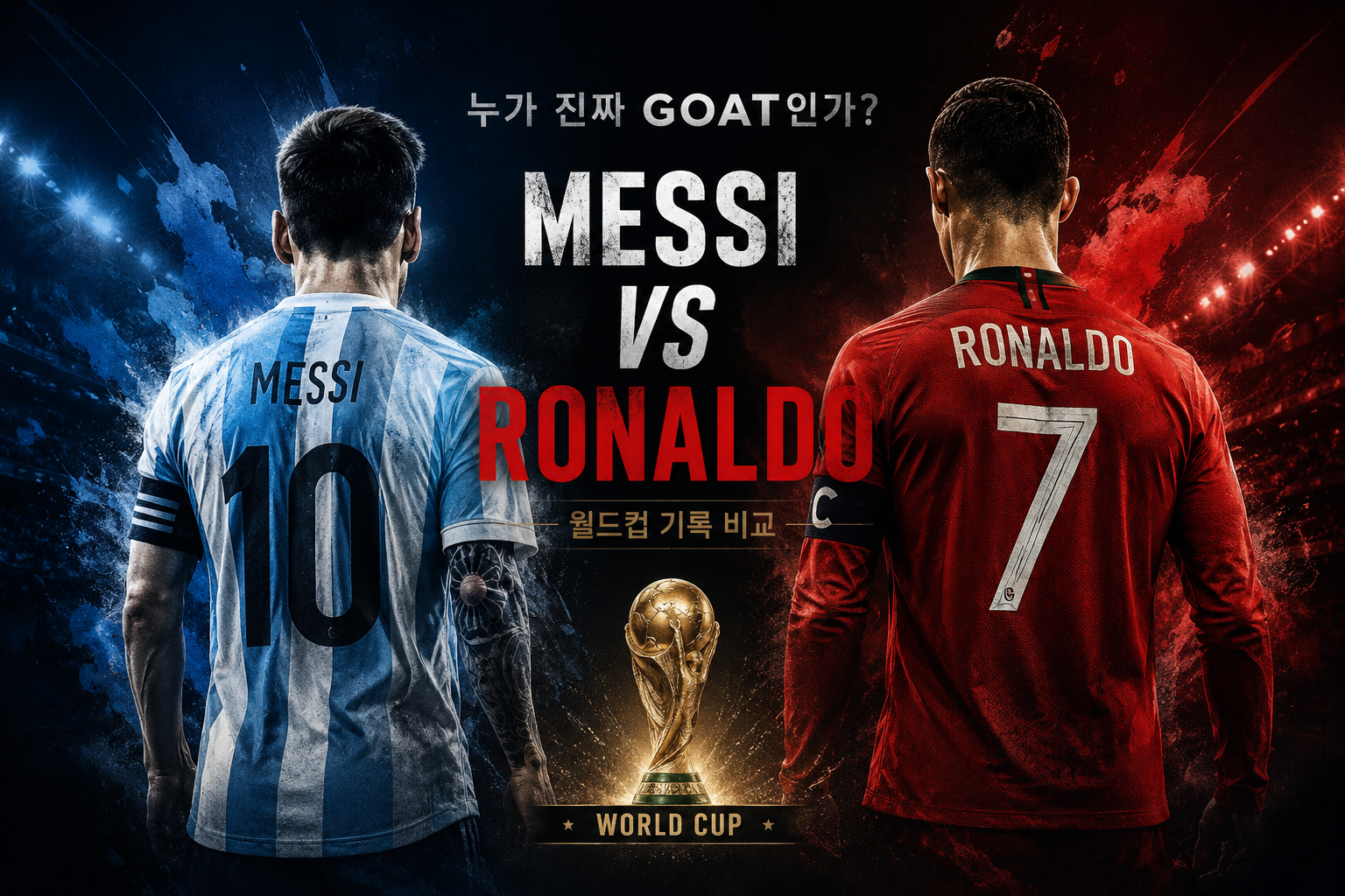 메시 VS 호날두 월드컵에서는 누가 더 위대했을까?