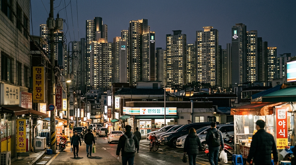 서울 강남아파트 단지 전경