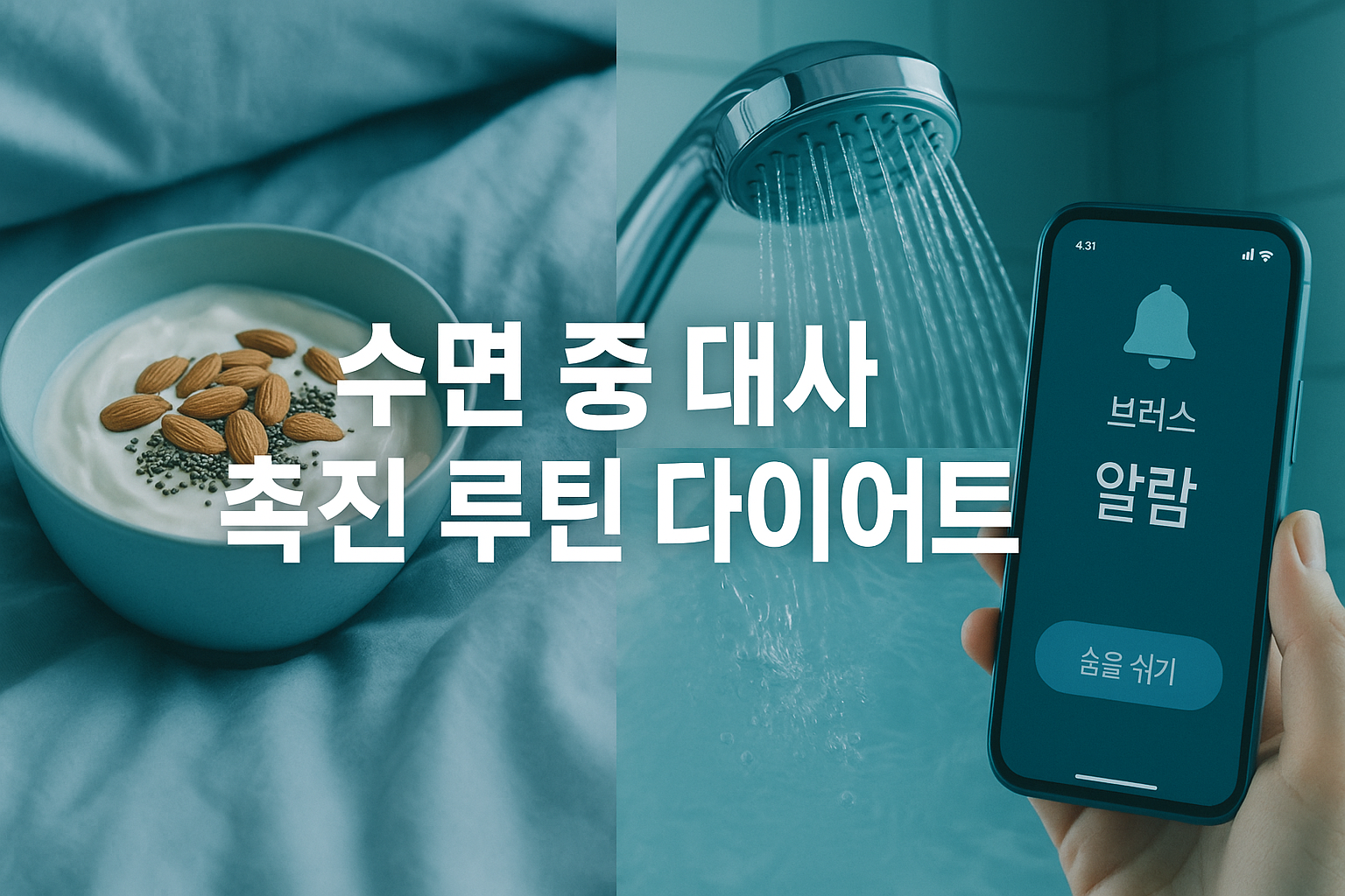 수면 중 대사 촉진 루틴 다이어트