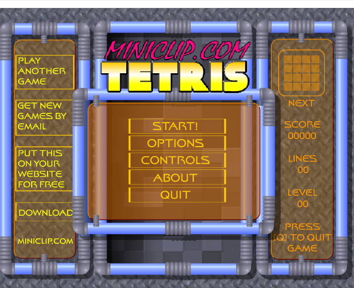 테트리스 무료게임하기 미니컵 사이트