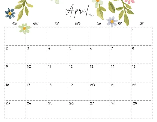 2025년 4월 달력 배경화면 일러스트 이미지 모음_2