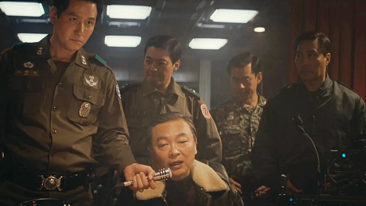 어디론가 도망가더니, 나타나서는 12.12 쿠데타 반란군에게 이용당해 버리는 국방부 장관