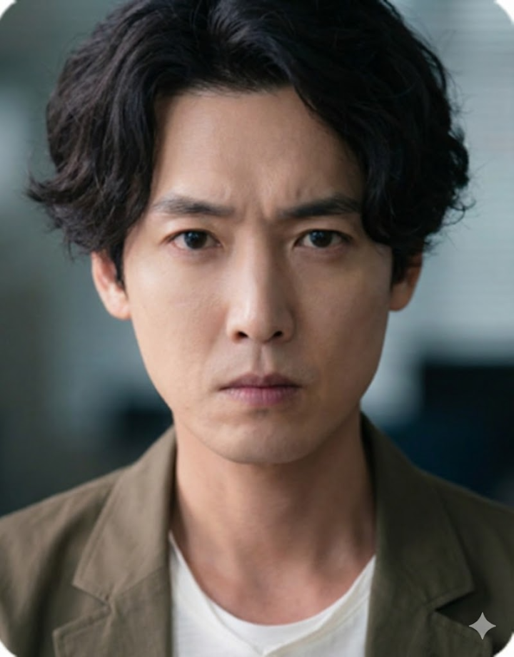 주인공 정경호의 진지한 표정