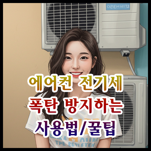 에어컨 전기세 폭탄 방지하는 사용법