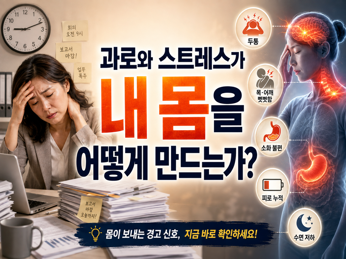 건강의 정답 (자연스러움, 과로, 소식)