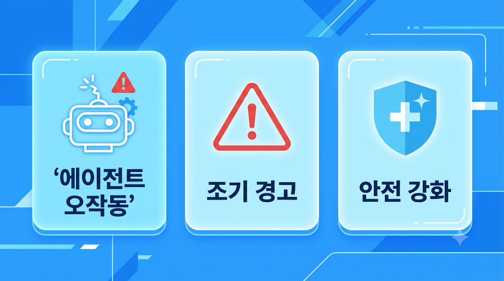 경고에서 대비까지 흐름 세 가지