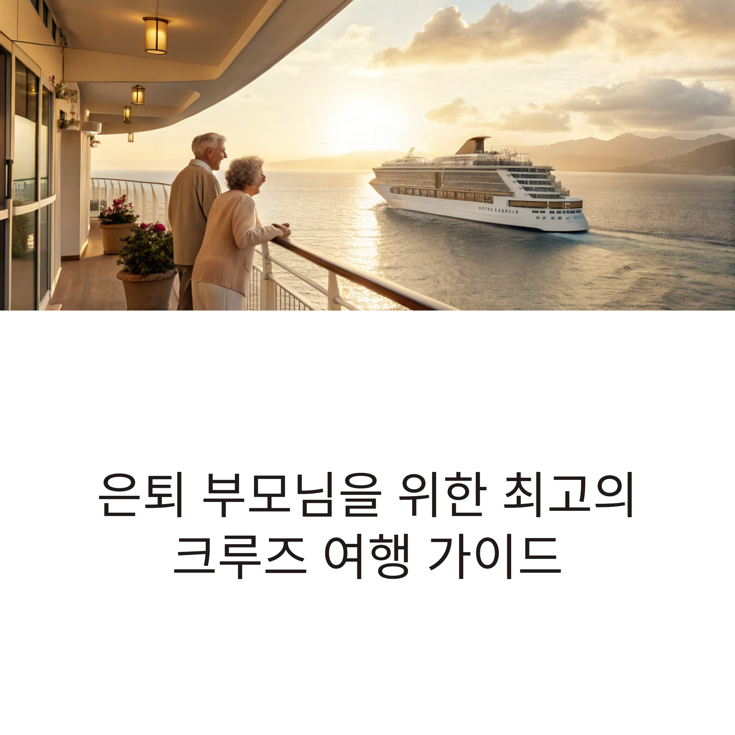 크루즈 여행 추천과 비교