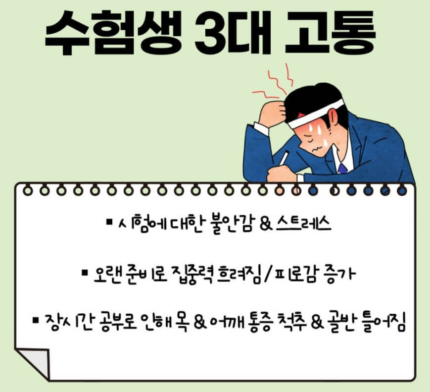 수험생 3대 스트레스
