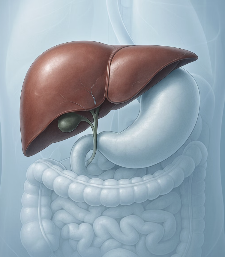 묵직하고 더부룩한 통증, 간과 담낭의 신호