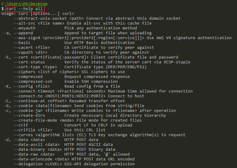 linux-curl